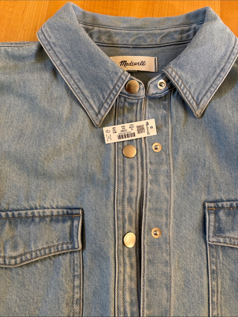 Madewell airy Denim Jacket - Picture 2 of 3